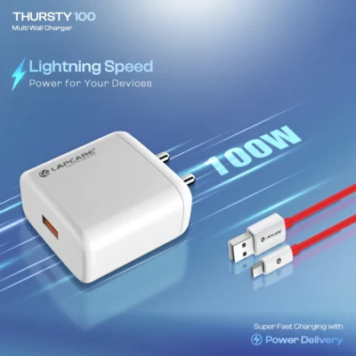 Buy Lapcare Travel Fast Wall Charger in bulk for Corporate Gifting | Corporate Gyft
