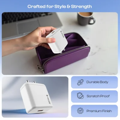 Buy Lapcare Travel Fast Wall Charger in bulk for Corporate Gifting | Corporate Gyft