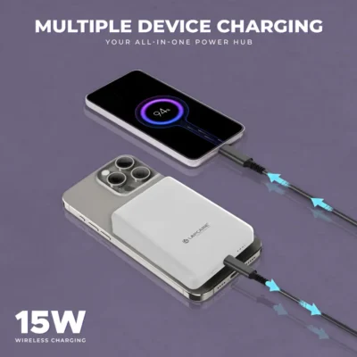 Buy Lapcare Magnetic Wireless Power Bank in bulk for Corporate Gifting | Corporate Gyft