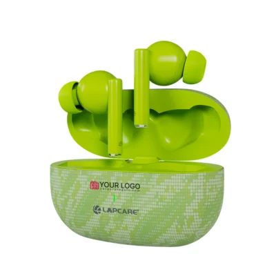 Buy Lapcare Twinpod-3 Champ Series EarPods – Green in bulk for Corporate Gifting | Corporate Gyft