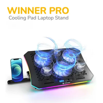 Buy Lapcare Winner Pro Cooling Pad With Laptop Stand in bulk for Corporate Gifting | Corporate Gyft