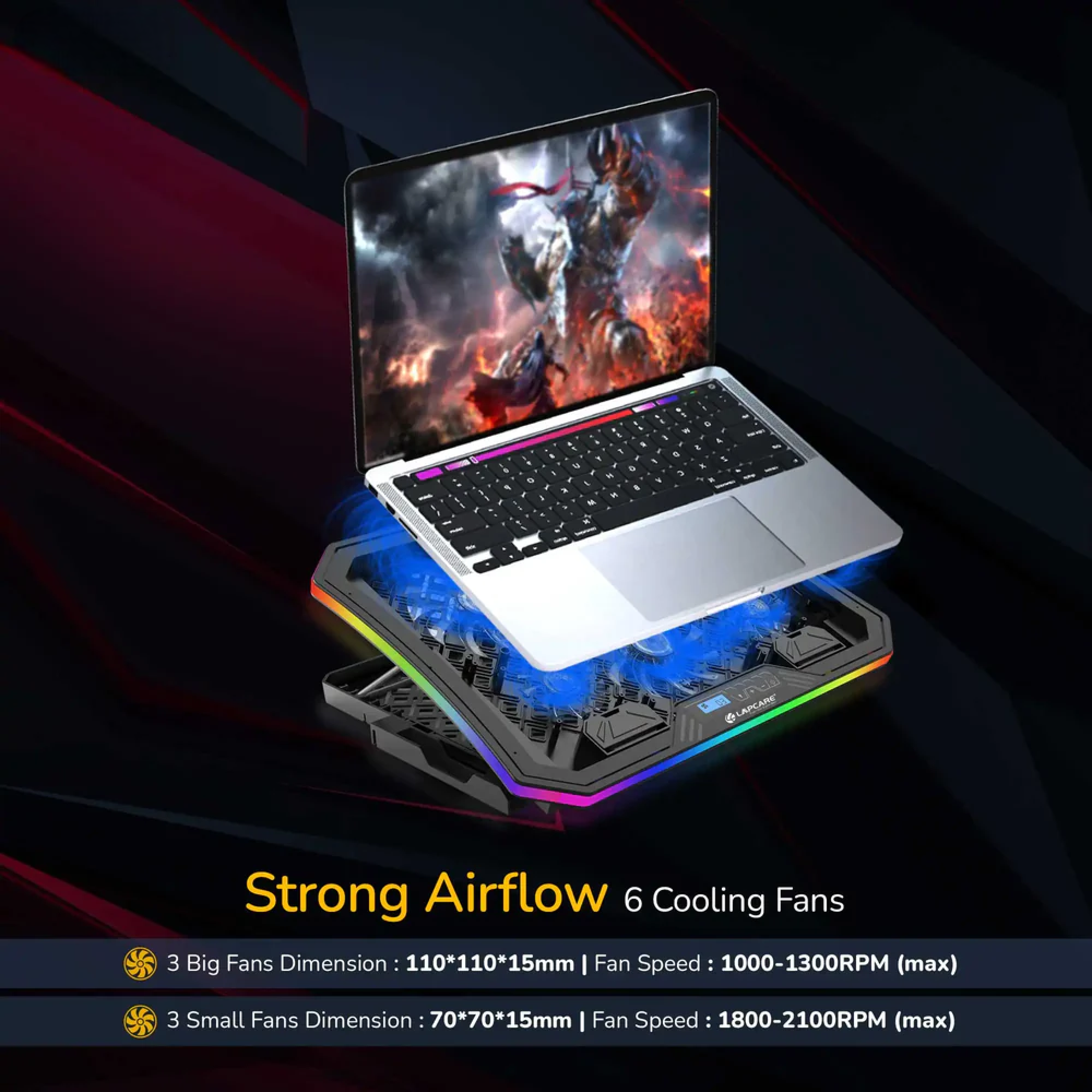Lapcare Winner Pro Cooling Pad With Laptop Stand Buy Lapcare Winner Pro Cooling Pad With Laptop Stand in bulk for Corporate Gifting | Corporate Gyft