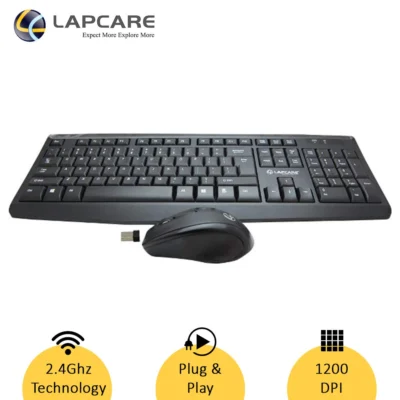 Buy Lapcare Wireless Combo Keyboard and Mouse in bulk for Corporate Gifting | Corporate Gyft
