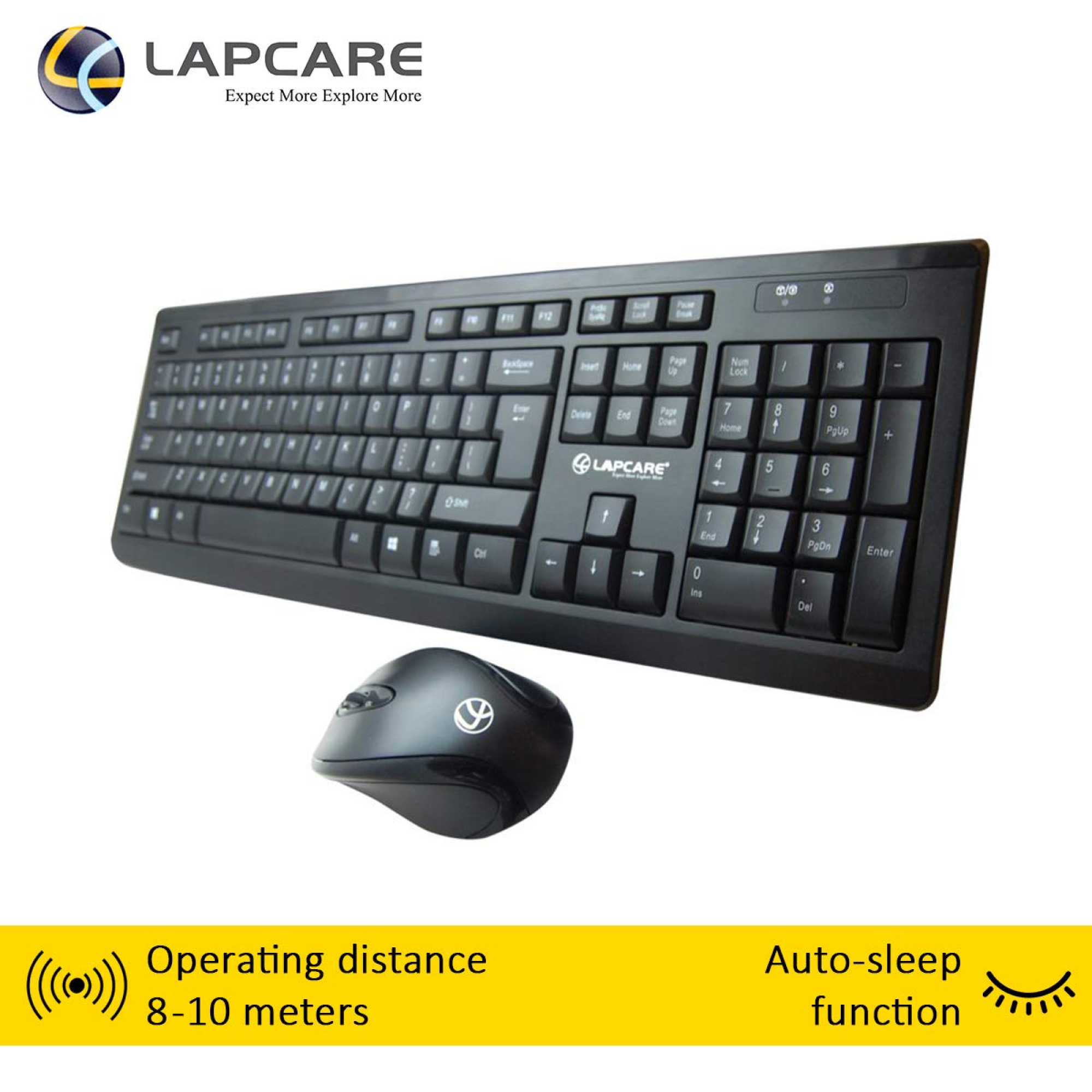Lapcare Wireless Combo Keyboard and Mouse Buy Lapcare Wireless Combo Keyboard and Mouse in bulk for Corporate Gifting | Corporate Gyft