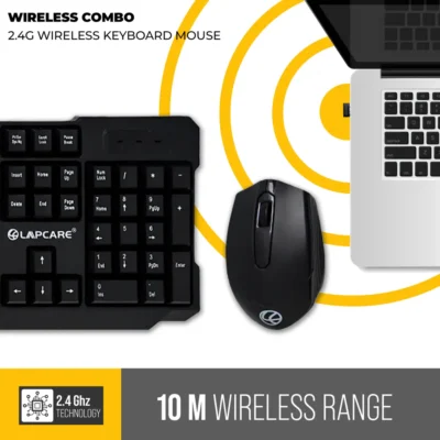 Buy Lapcare Office Wireless Combo in bulk for Corporate Gifting | Corporate Gyft