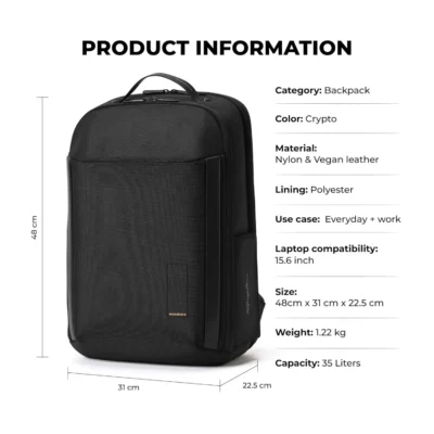 Buy Mokobara The Autopilot Backpack - Black in bulk for Corporate Gifting | Corporate Gyft