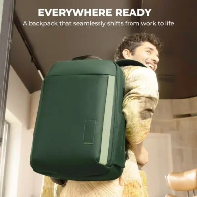 Buy Mokobara The Autopilot Backpack - Green in bulk for Corporate Gifting | Corporate Gyft