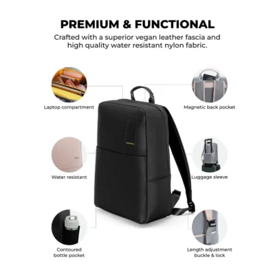 Buy Mokobara Executive Backpack - Black in bulk for Corporate Gifting | Corporate Gyft