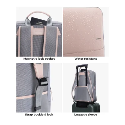 Buy Mokobara Executive Backpack - Pink in bulk for Corporate Gifting | Corporate Gyft
