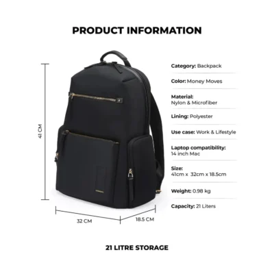 Buy Mokobara Bliss Backpack - Black in bulk for Corporate Gifting | Corporate Gyft