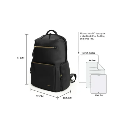 Buy Mokobara Bliss Backpack - Black in bulk for Corporate Gifting | Corporate Gyft