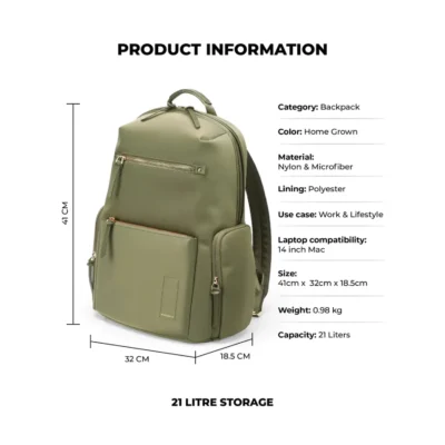 Buy Mokobara Bliss Backpack - Olive Green in bulk for Corporate Gifting | Corporate Gyft
