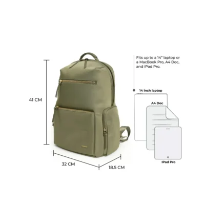 Buy Mokobara Bliss Backpack - Olive Green in bulk for Corporate Gifting | Corporate Gyft