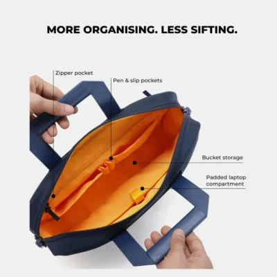 Buy Mokobara The Blue Briefcase in bulk for Corporate Gifting | Corporate Gyft