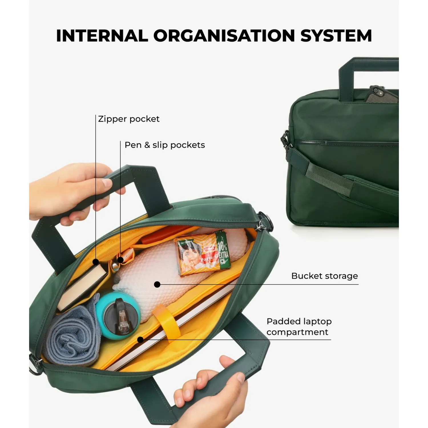 Mokobara The Green Briefcase - Image 5