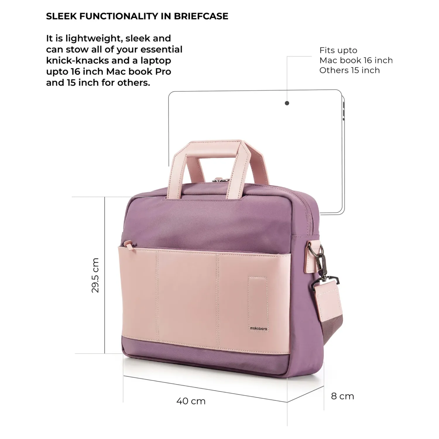 Mokobara The Pink Briefcase - Image 3