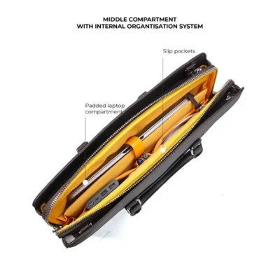 Buy Mokobara The Brown Pro Briefcase in bulk for Corporate Gifting | Corporate Gyft