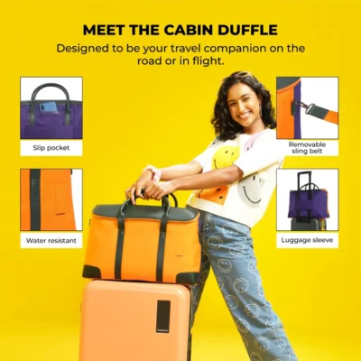 Buy Mokobara The Cabin Duffle - Orange in bulk for Corporate Gifting | Corporate Gyft