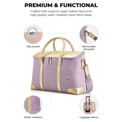 Buy Mokobara The Cabin Duffle-Pink in bulk for Corporate Gifting | Corporate Gyft