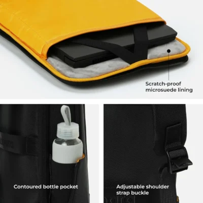 Buy Mokobara The Element Backpack Bag - Black in bulk for Corporate Gifting | Corporate Gyft