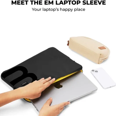 Buy Mokobara Em Laptop Sleeve - Black in bulk for Corporate Gifting | Corporate Gyft