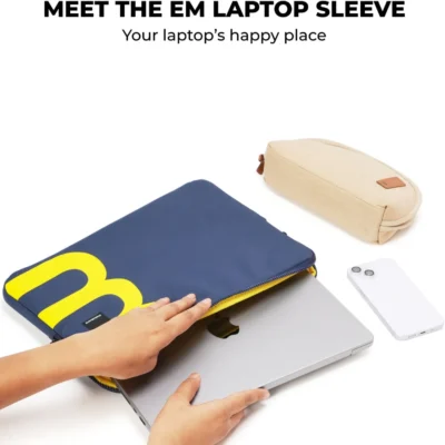 Buy Mokobara Em Laptop Sleeve - Blue in bulk for Corporate Gifting | Corporate Gyft