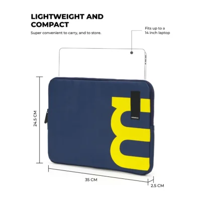 Buy Mokobara Em Laptop Sleeve - Blue in bulk for Corporate Gifting | Corporate Gyft
