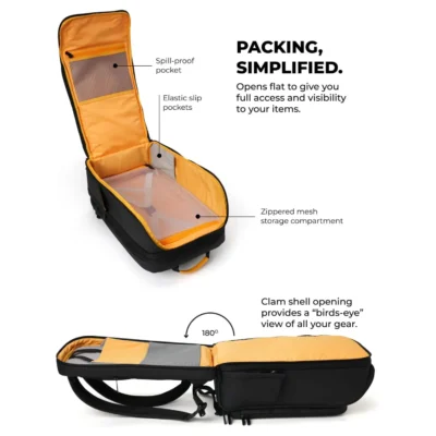 Buy MokoBara The Em Telescopic Backpack - Black in bulk for Corporate Gifting | Corporate Gyft