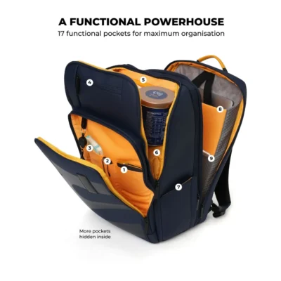 Buy MokoBara The Em Telescopic Backpack - Blue in bulk for Corporate Gifting | Corporate Gyft