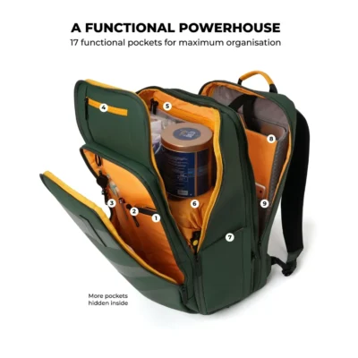 Buy MokoBara The Em Telescopic Backpack - Green in bulk for Corporate Gifting | Corporate Gyft