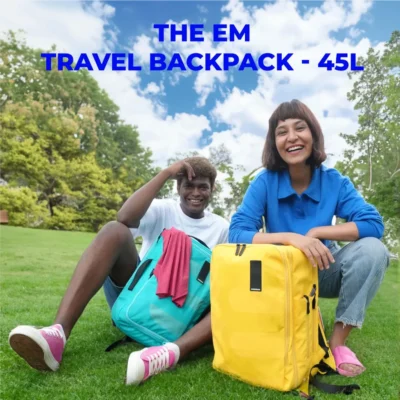 Buy Mokobara The Em Travel Backpack - Blue in bulk for Corporate Gifting | Corporate Gyft