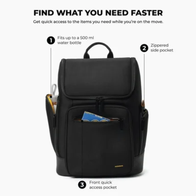 Buy Mokobara The Hovercraft Backpack - Black in bulk for Corporate Gifting | Corporate Gyft