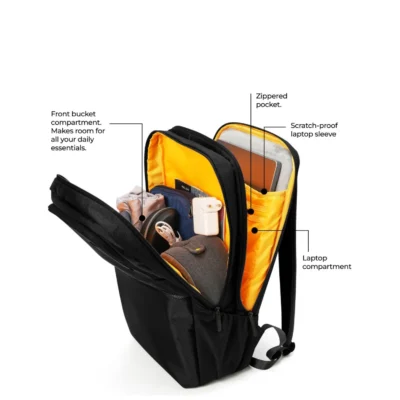 Buy Mokobara The Kaleido Backpack - Black in bulk for Corporate Gifting | Corporate Gyft