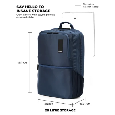 Buy Mokobara The Kaleido Backpack - Blue in bulk for Corporate Gifting | Corporate Gyft