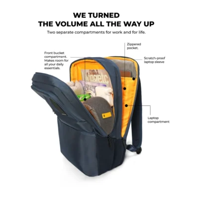 Buy Mokobara The Kaleido Backpack - Blue in bulk for Corporate Gifting | Corporate Gyft