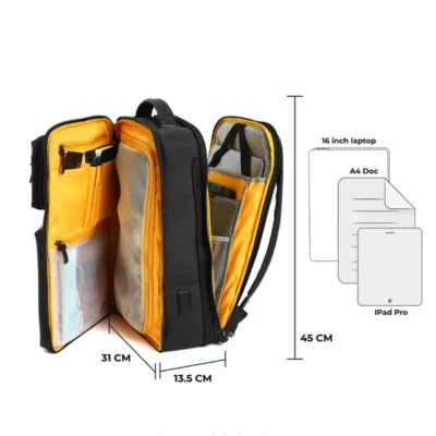 Buy Mokobara Overnighter Backpack - Black in bulk for Corporate Gifting | Corporate Gyft