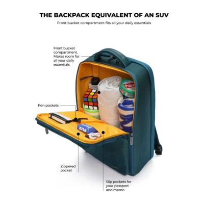 Buy Mokobara The Radio Backpack Bag - Deep Sky in bulk for Corporate Gifting | Corporate Gyft