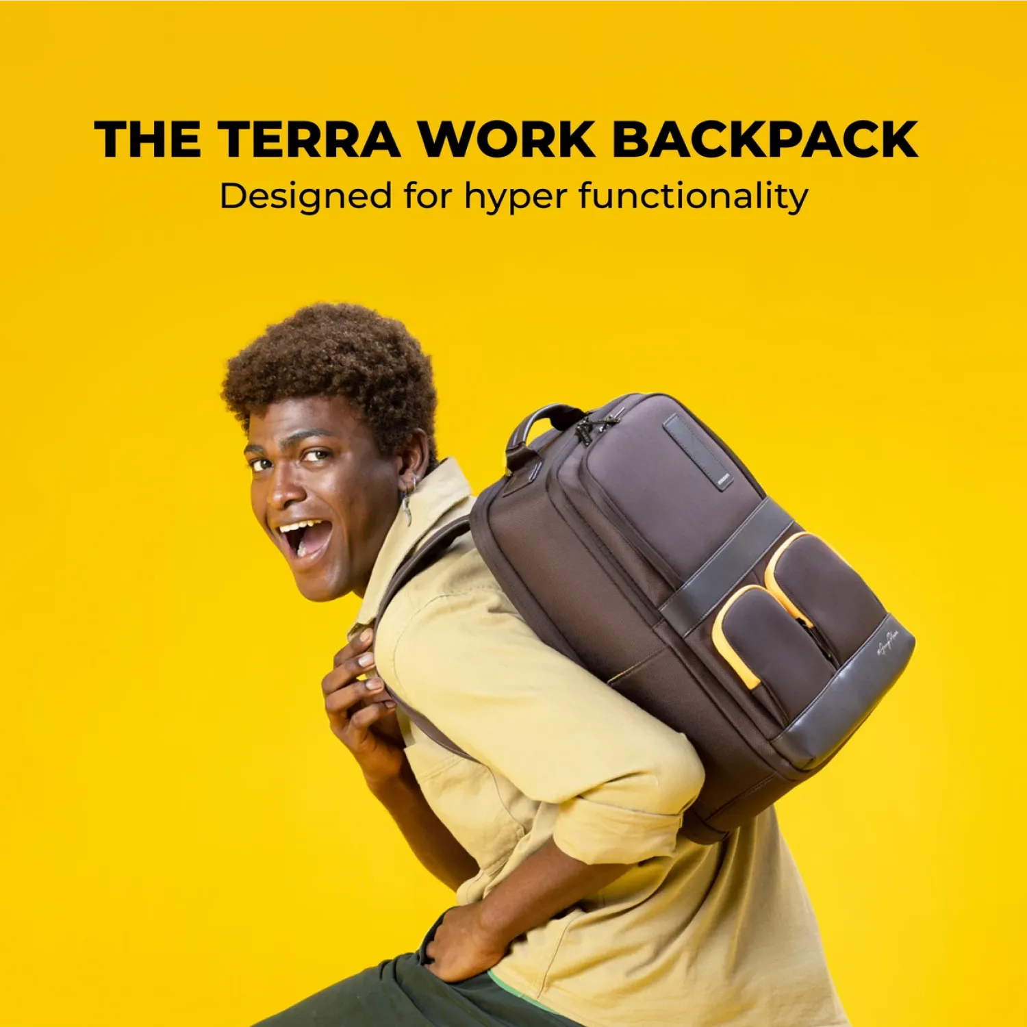 Mokobara Terra Work Backpack - Brown - Image 9