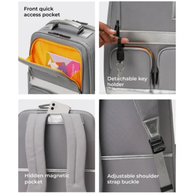Buy Mokobara Terra Work Backpack - Grey in bulk for Corporate Gifting | Corporate Gyft