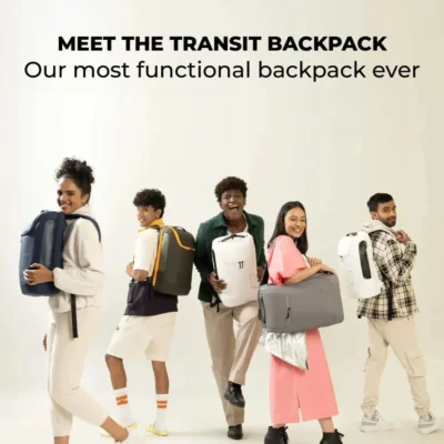 Buy Mokobara 30L Transit Backpack - Grey and Yellow in bulk for Corporate Gifting | Corporate Gyft