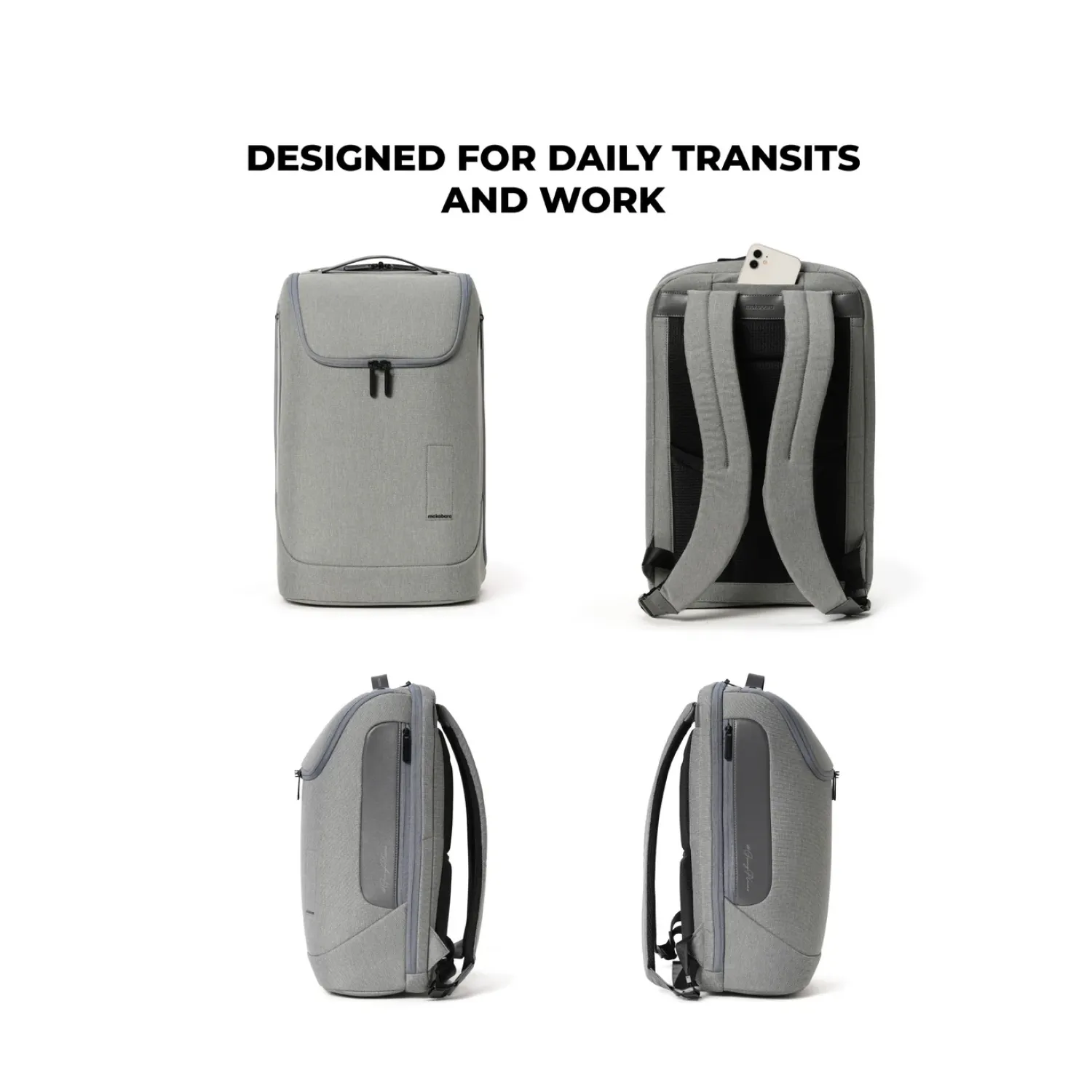 Mokobara 30L Transit Backpack - Grey - Image 5