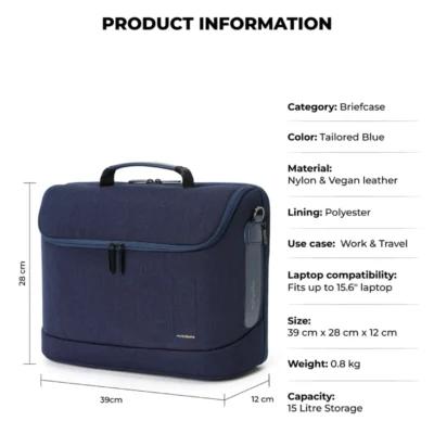Buy Mokobara The Blue Transit Briefcase in bulk for Corporate Gifting | Corporate Gyft