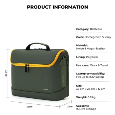 Buy Mokobara The Green Transit Briefcase in bulk for Corporate Gifting | Corporate Gyft