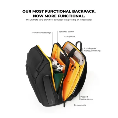 Buy Mokobara The Transit Pro Backpack - Black in bulk for Corporate Gifting | Corporate Gyft