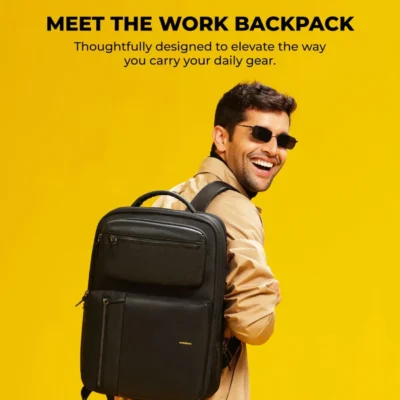 Buy Mokobara Work Backpack - Black in bulk for Corporate Gifting | Corporate Gyft