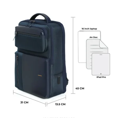 Buy Mokobara Work Backpack - Blue in bulk for Corporate Gifting | Corporate Gyft