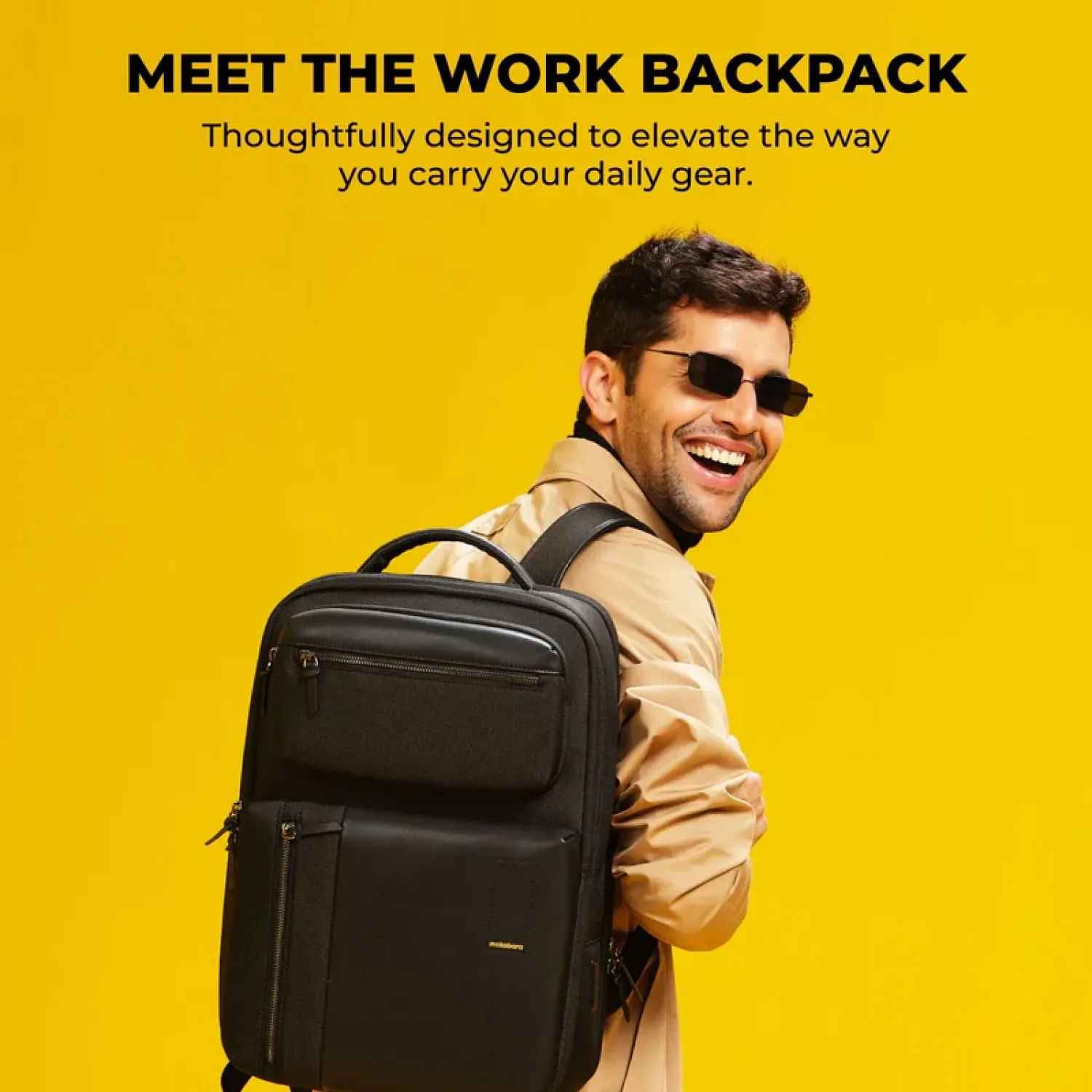 Mokobara Work Backpack - Olive Green - Image 2