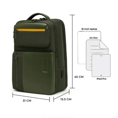 Buy Mokobara Work Backpack - Olive Green in bulk for Corporate Gifting | Corporate Gyft