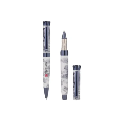 Buy Elite Glacier Premium Pen - Blue and White in bulk for Corporate Gifting | Corporate Gyft