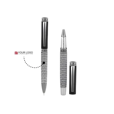 Buy Elite Matrix Executive Pen - Silver in bulk for Corporate Gifting | Corporate Gyft